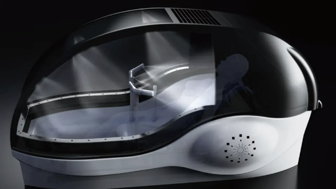 Au creat o mașină de spălat care economisește energie și usucă o persoană în câteva minute.