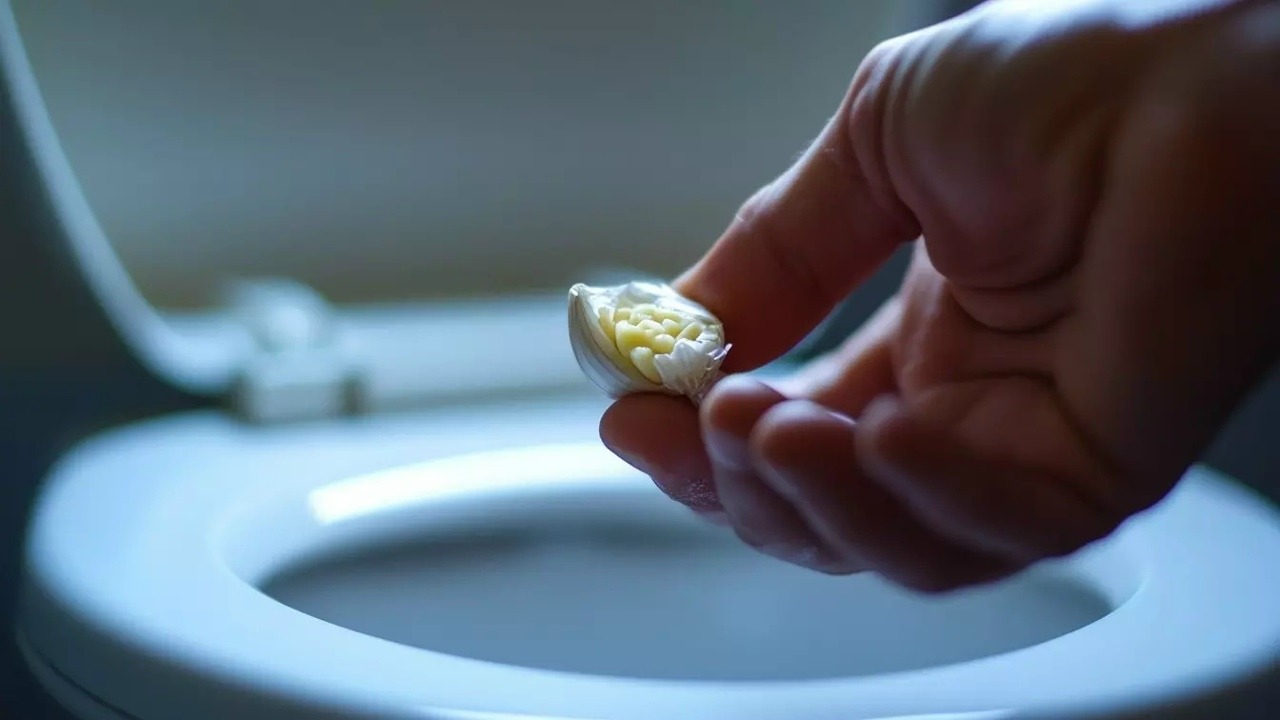 Ce înseamnă să arunci un cățel de usturoi în toaletă?