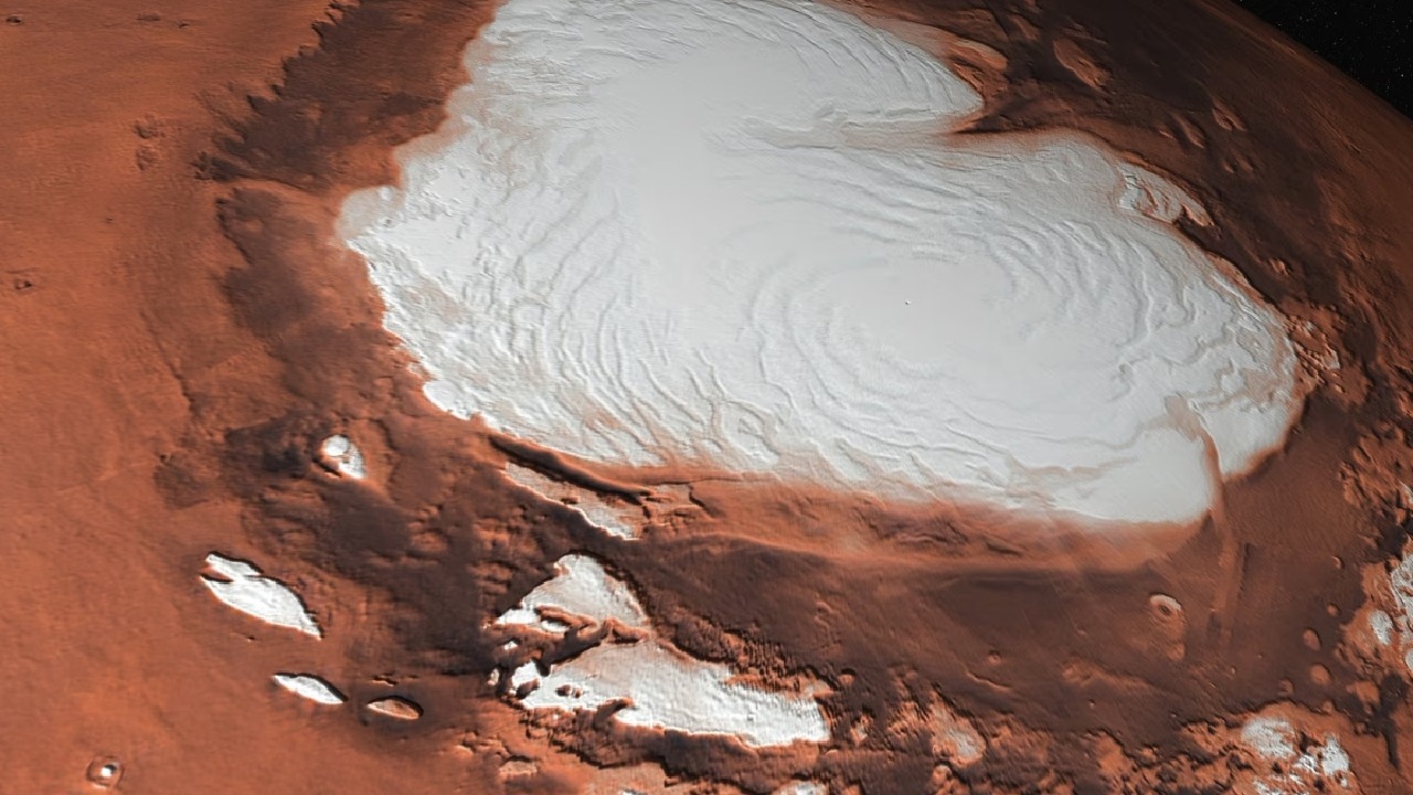 NASA explorează suprafața Marte și descoperă urme de „scuturi de gheață” vechi de 3,6 miliarde de ani.