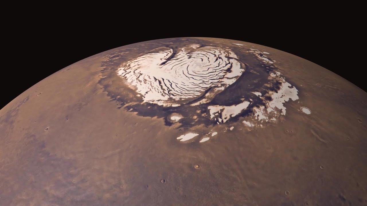 NASA explorează suprafața Marte și descoperă urme de „scuturi de gheață” vechi de 3,6 miliarde de ani.