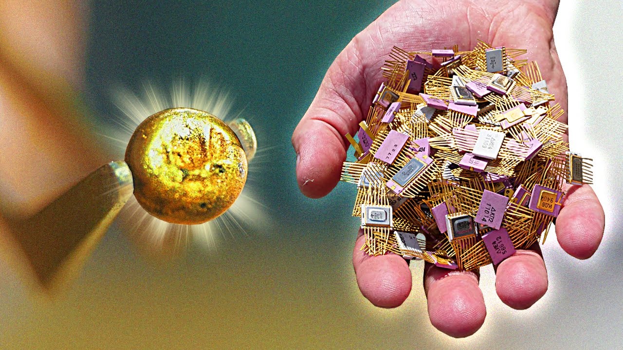 În deșeurile electronice pe care le acumulați acasă se poate ascunde suficient aur pentru a obține un lingou de 22 de carate.