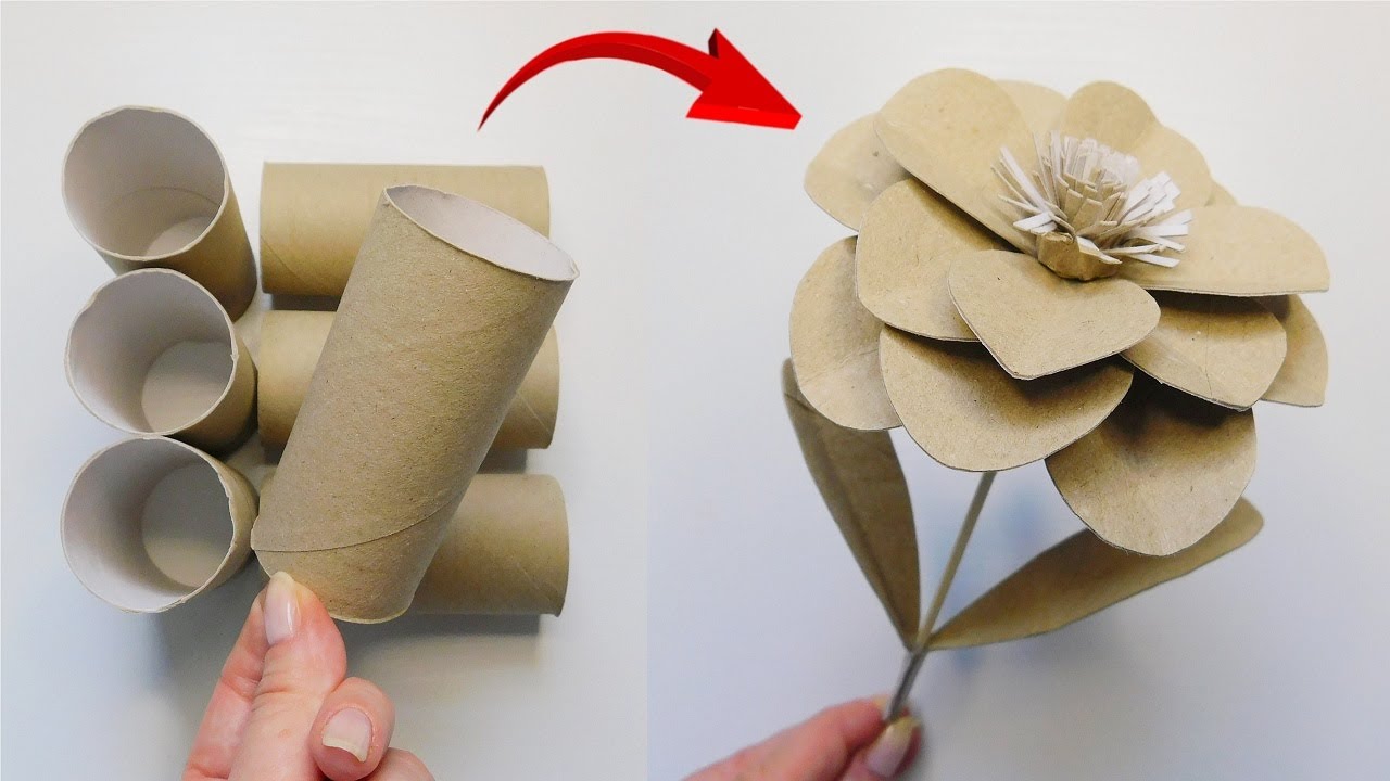 Reciclare: Păstrați tuburile goale de carton de la hârtia igienică și transformați-le într-un decor original pentru masa dvs.