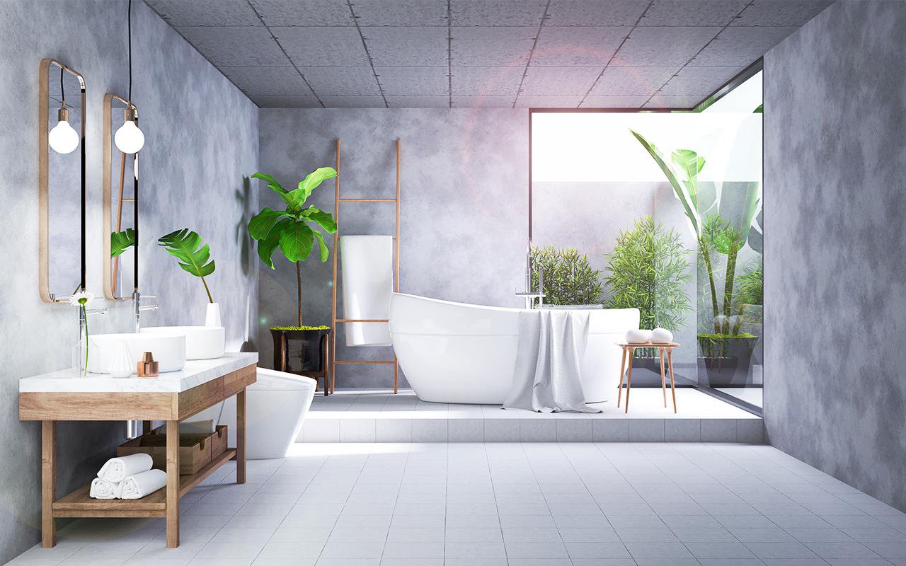 Adio, microciment: acoperiri pentru pereți care vă permit să transformați baia fără lucrări de construcție.